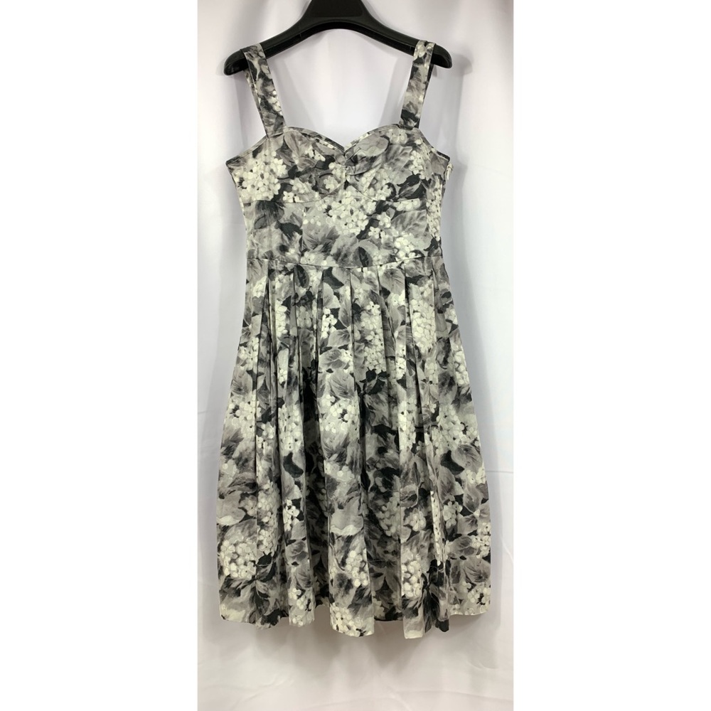 TALBOTS Empire Waist Floral Sleeveless Dress 2P